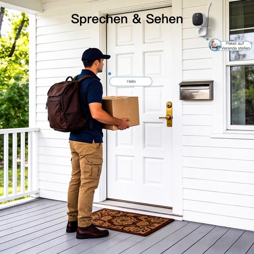 Vimtag wlan außenkamera - 2,5k, wlan-außenkamera